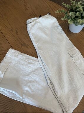 One Mile - Evie Trousers Off White Cropped